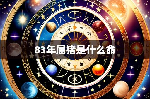 83年属猪是什么命