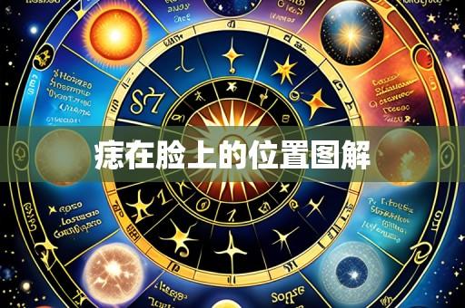 痣在脸上的位置图解