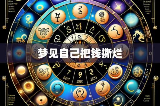 梦见自己把钱撕烂
