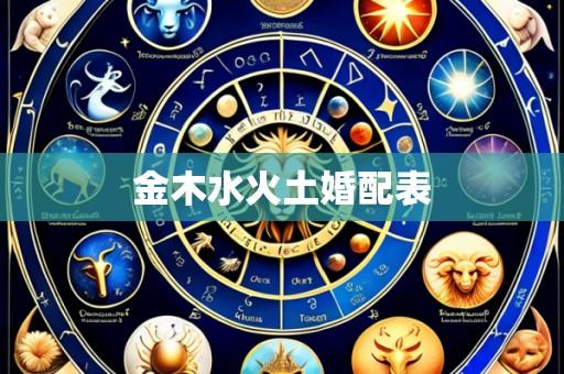 金木水火土婚配表