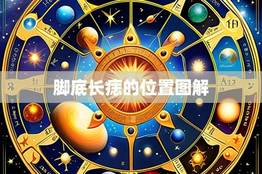 脚底长痣的位置图解
