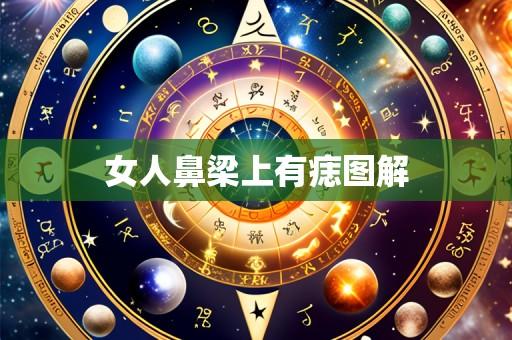 女人鼻梁上有痣图解