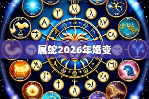 属蛇2026年婚变