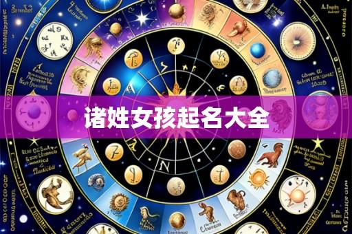 诸姓女孩起名大全