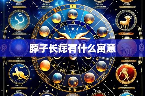 脖子长痣有什么寓意