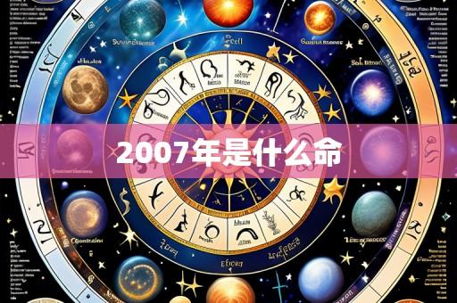 2007年是什么命
