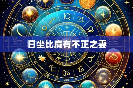 日坐比肩有不正之妻
