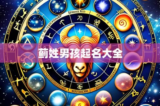 蓟姓男孩起名大全