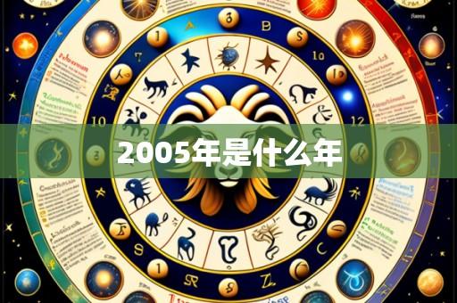 2005年是什么年