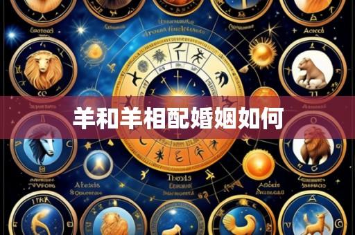 羊和羊相配婚姻如何
