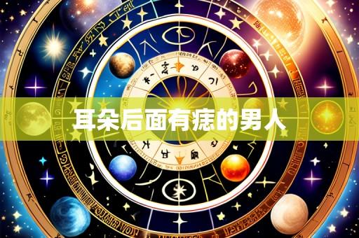 耳朵后面有痣的男人