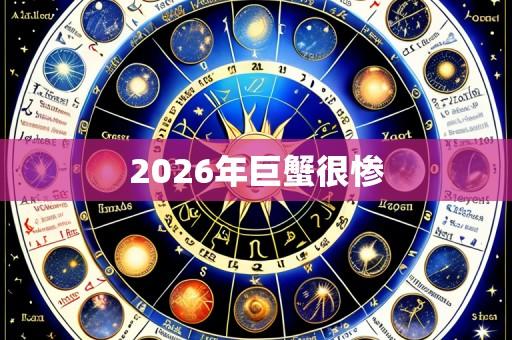 2026年巨蟹很惨