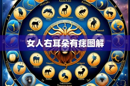 女人右耳朵有痣图解