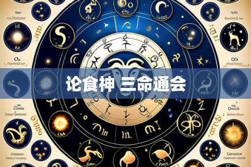论食神 三命通会