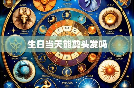 生日当天能剪头发吗