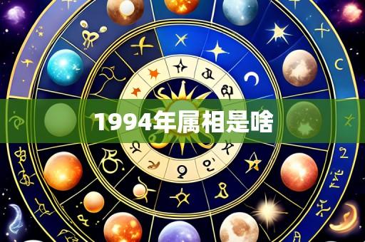 1994年属相是啥
