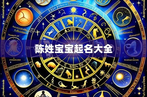 陈姓宝宝起名大全
