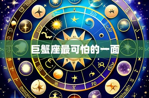 巨蟹座最可怕的一面