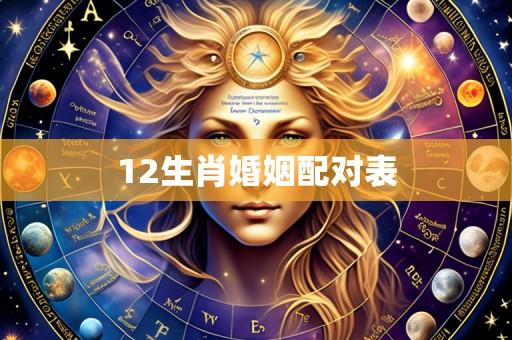 12生肖婚姻配对表