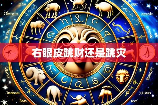 右眼皮跳财还是跳灾