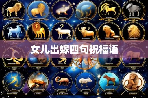 女儿出嫁四句祝福语