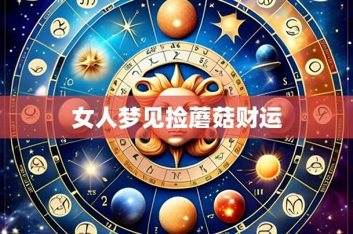 女人梦见捡蘑菇财运