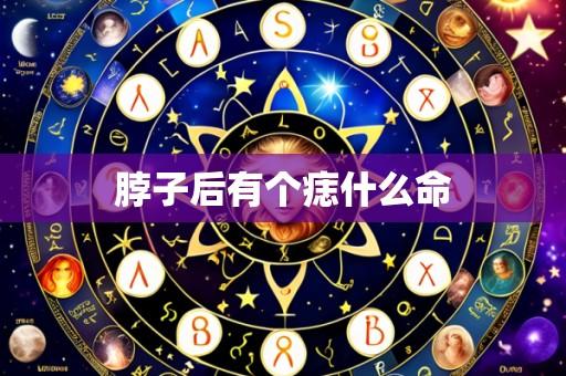 脖子后有个痣什么命