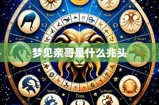 梦见亲哥是什么兆头