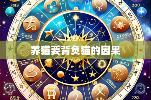 养猫要背负猫的因果