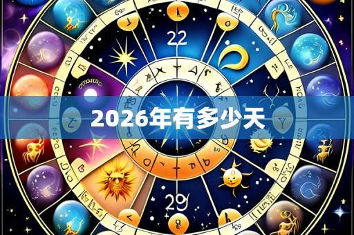 2026年有多少天