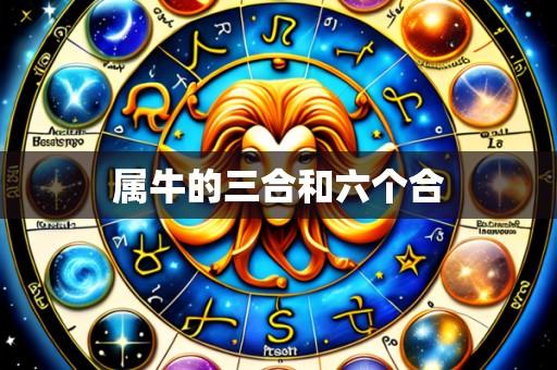 属牛的三合和六个合