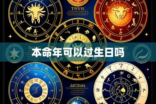 本命年可以过生日吗