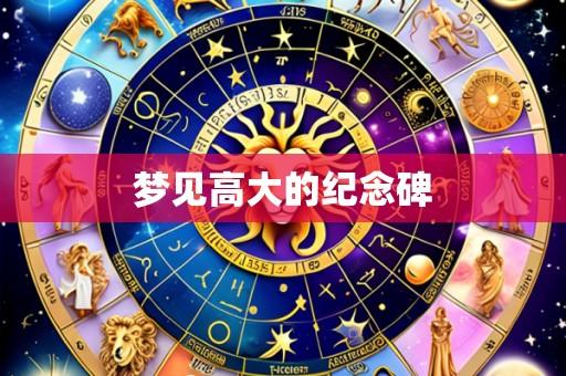 梦见高大的纪念碑