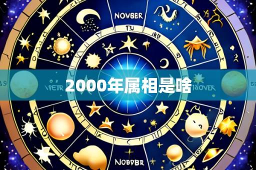 2000年属相是啥