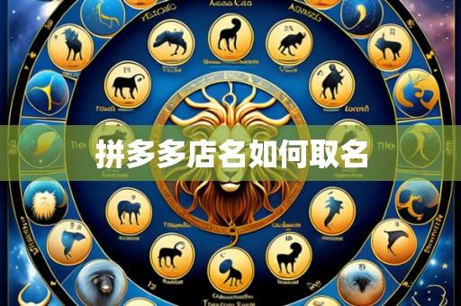 拼多多店名如何取名