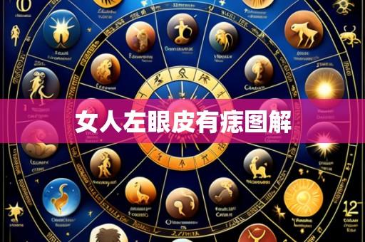 女人左眼皮有痣图解