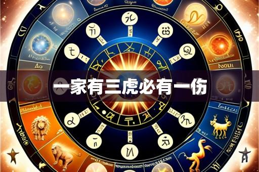 一家有三虎必有一伤