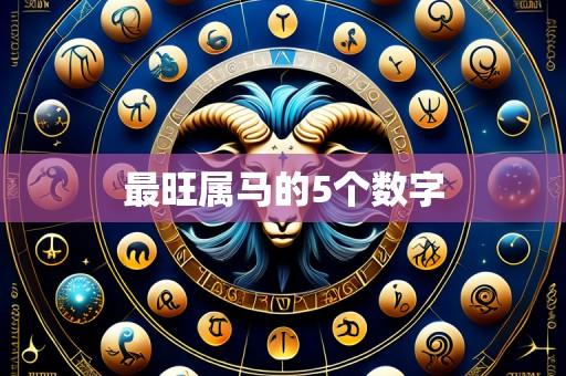 最旺属马的5个数字