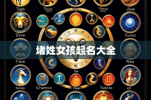 堵姓女孩起名大全