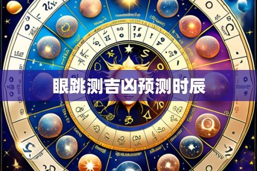 眼跳测吉凶预测时辰