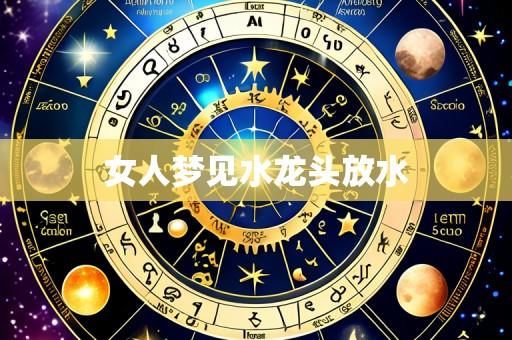 女人梦见水龙头放水