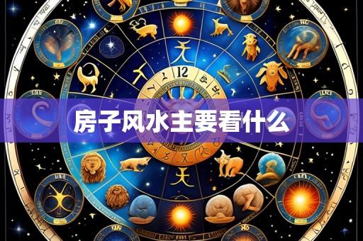 房子风水主要看什么