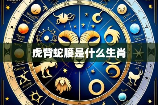 虎背蛇腰是什么生肖