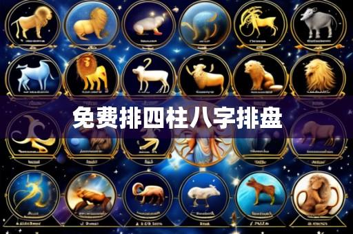 免费排四柱八字排盘