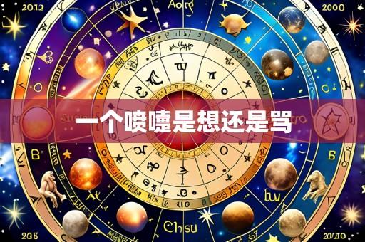 一个喷嚏是想还是骂