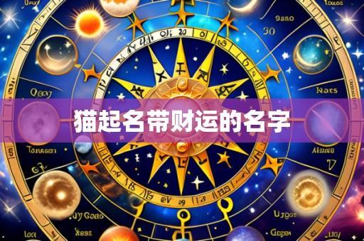 猫起名带财运的名字