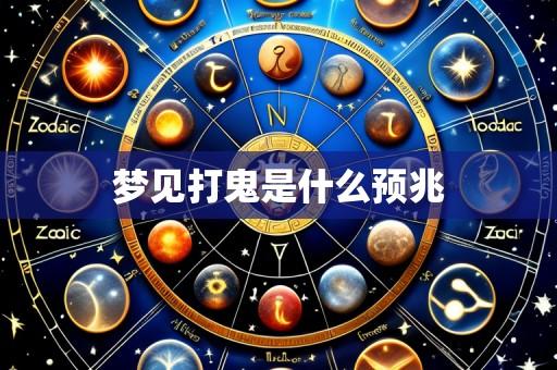 梦见打鬼是什么预兆