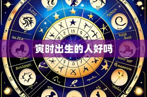 寅时出生的人好吗