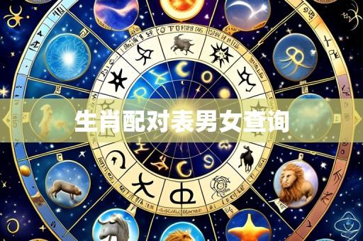 生肖配对表男女查询