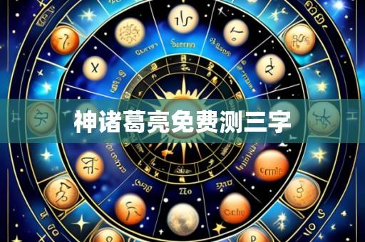 神诸葛亮免费测三字